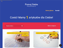 Tablet Screenshot of poznaj-siebie.pl